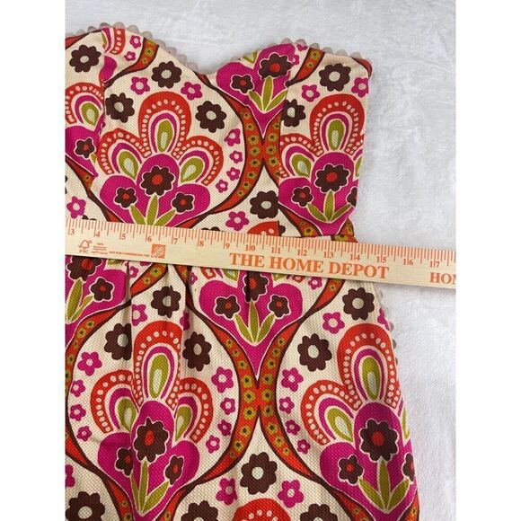 Judith March  Women's Strapless Dress Size L Multicolor Floral - Picture 11 of 11